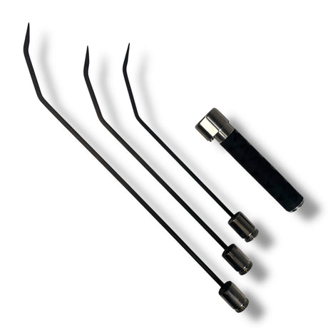 Anson PDR Tequila DG door handle set with tactical inline grip and 3 spring steel rods for PDR.