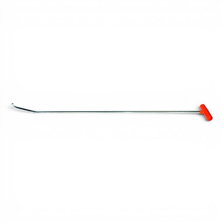 Anson PDR Tequila double bend stainless steel PDR rod with interchangeable tip and orange T-handle.