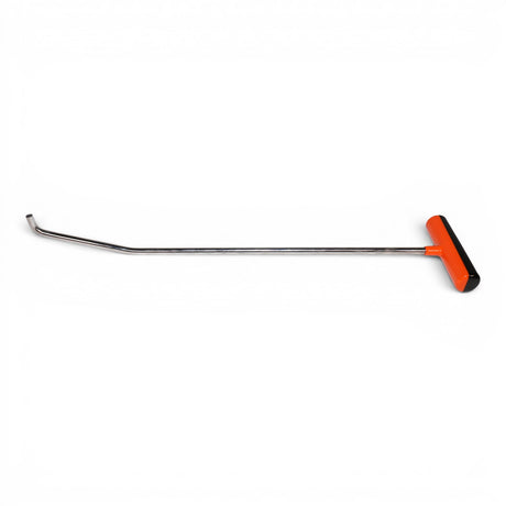 Anson PDR Tequila double bend stainless steel PDR rod with orange fixed handle and interchangeable tip.