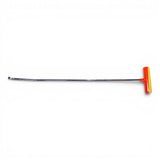 Anson PDR Tequila double bend stainless steel rod with interchangeable tip and red/yellow T-handle. 18"-48" lengths.