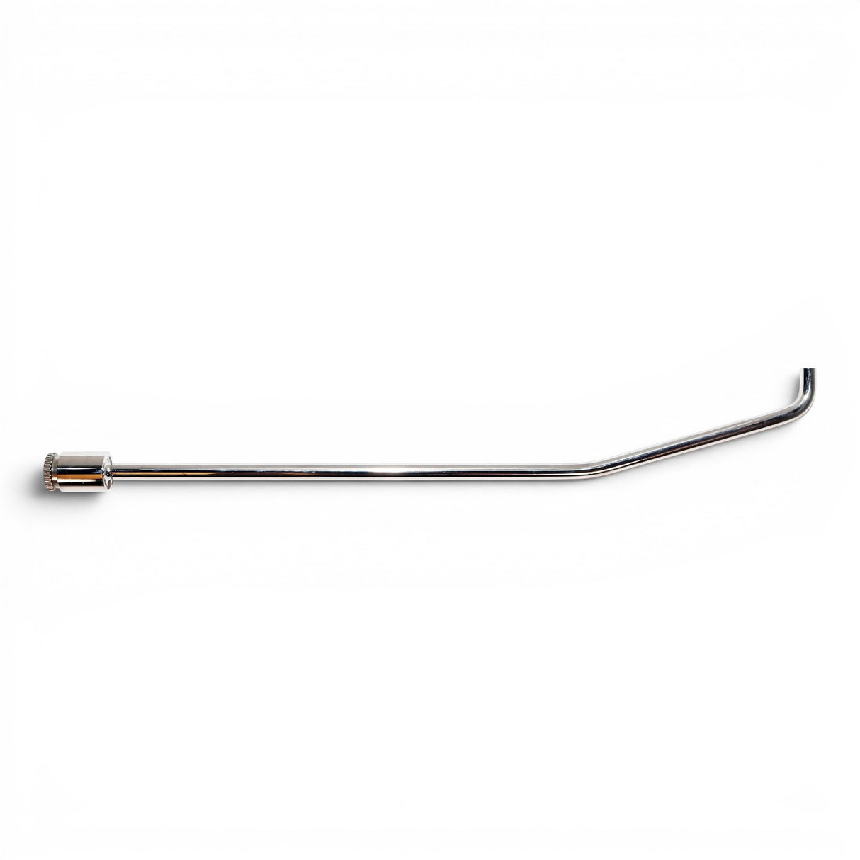 Anson PDR Tequila double bend stainless steel rod with interchangeable tip, 18" length.