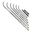Anson PDR TEQUILA DOUBLE SHOT BLADE HUB FULL SET with stainless steel shaved shafts, double bends, and blade tips. Includes tactical handles.