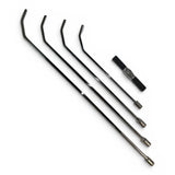Anson PDR stainless steel double shot blade hub set with tactical T-handle and five dent repair rods.