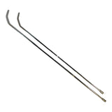Anson PDR TEQUILA DOUBLE SHOT BLADE HUB XL SET stainless steel rods with double bend and blade tips.