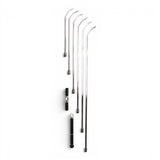 Anson PDR TEQUILA DOUBLE SHOT SHARP HUB FULL SET with tactical T-handle and tactical grip, stainless steel PDR rods.
