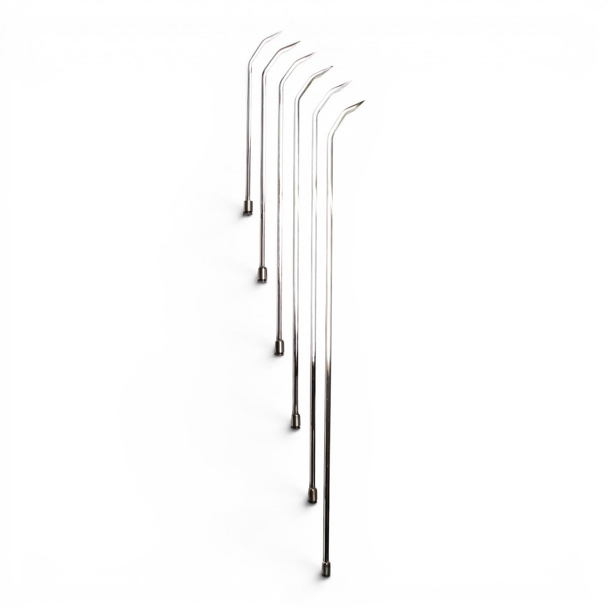 Anson PDR TEQUILA DOUBLE SHOT SHARP HUB FULL SET stainless steel shaved shaft PDR tools without handles.