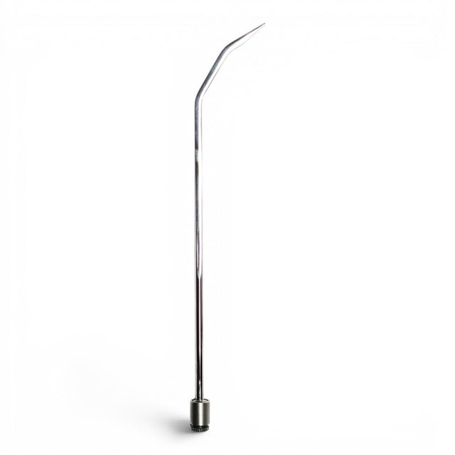 Anson PDR stainless steel double shot sharp hub rod with a double bend and sharp tip.