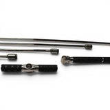 Anson PDR stainless steel double shot sharp hub set with tactical T-handle and tactical handle.