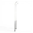 Anson PDR TEQUILA DOUBLE SHOT SHARP HUB XL SET stainless steel rods with double bend and sharp tips.