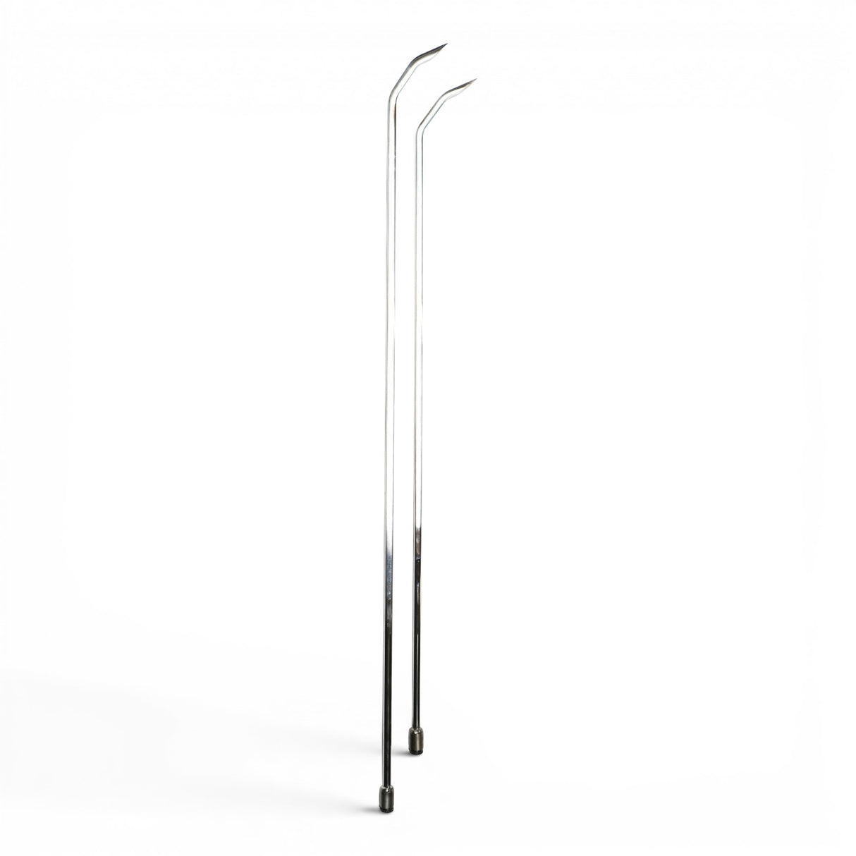 Anson PDR TEQUILA DOUBLE SHOT SHARP HUB XL SET stainless steel rods with double bend and sharp tips.