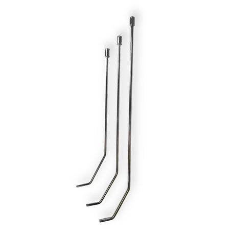 Anson PDR TEQUILA FENDER RODs in stainless steel with double bends for PDR work. Set of 3.