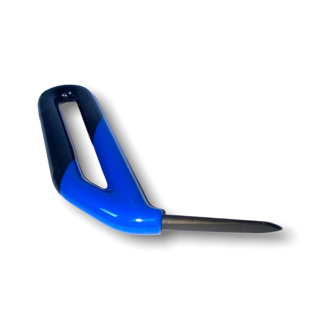 Anson PDR Tequila FvD 2 inch spring steel hand tool with diamond tip and blue/black handle.