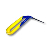 Anson PDR Tequila FvD Diamond tip hand tool with yellow and blue handle, 3 inch length