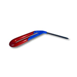 Anson PDR Tequila FvD 4 inch hand tool with red and blue handle and diamond tip.