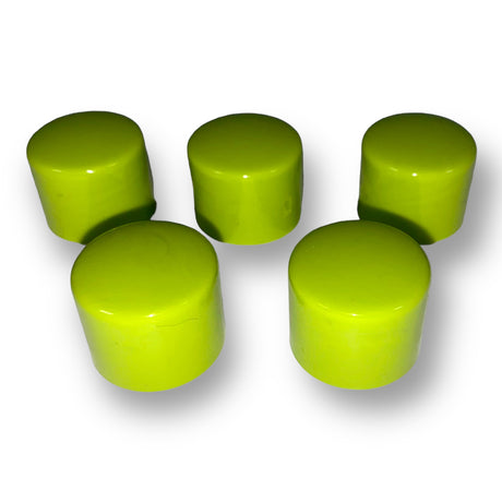 Anson PDR Tequila "The Grinch" soft tips are high visibility green urethane, 3/4 inch diameter, designed for pushing and blending.