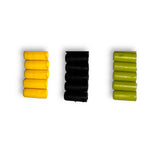 Anson PDR Tequila Guardian soft tips variety pack: 5 green, 5 yellow, 5 black caps for PDR knockdown.