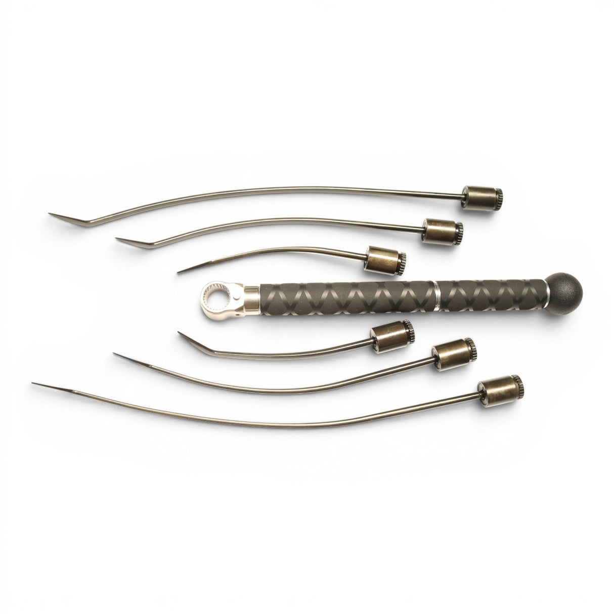 Anson PDR Tequila Indexing Hub Arched Hand Tool set with Guerilla Handle and 1/4" hub.