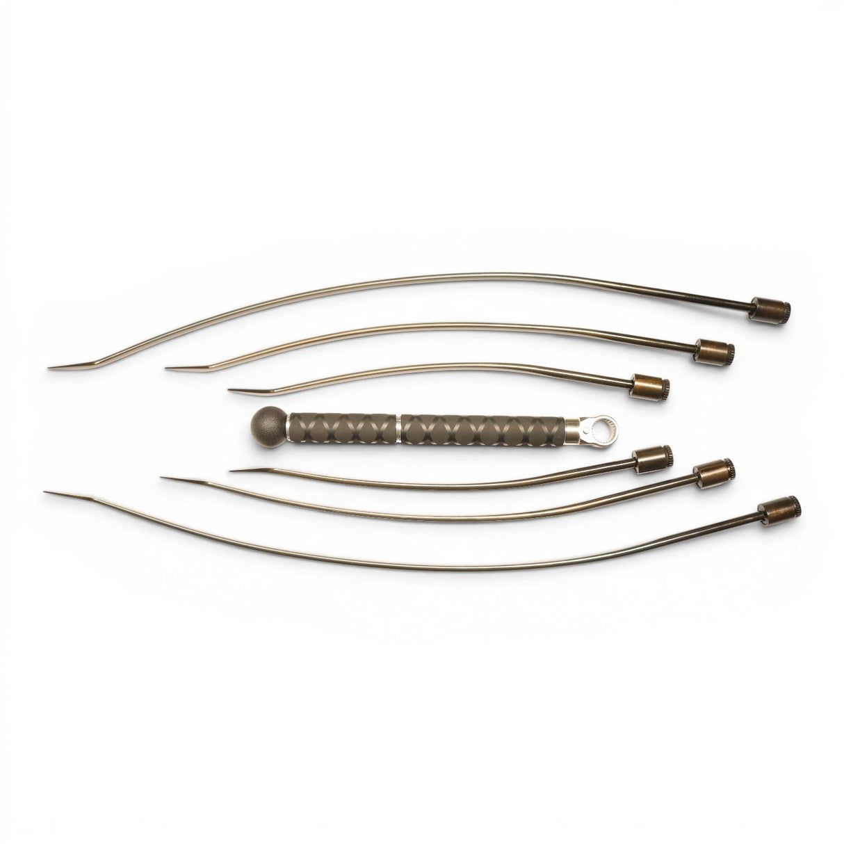 Anson PDR Tequila Indexing Hub Arched Hand Tool 3/8" Hub Set with Guerilla Handle, metal PDR tools