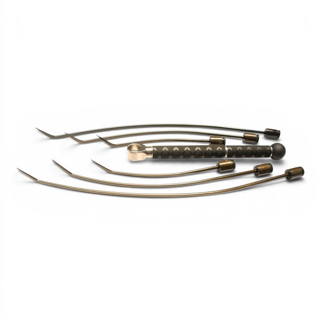 Anson PDR Tequila Indexing Hub Arched Hand Tool set with 5/16" hub and tactical handle. Includes multiple arched metal rods.