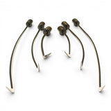 Anson PDR Tequila Indexing Hub Arched Hand Tool 1/4" Hub Set with pointed tips and knurled ends.