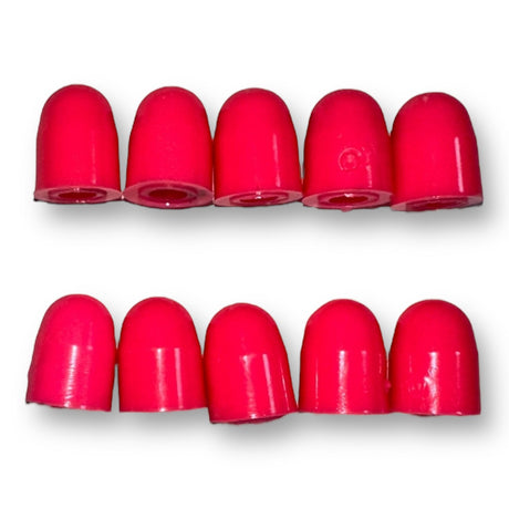 Anson PDR Tequila Metal Morph soft tips in high-visibility pink urethane, sold in bags of 10.