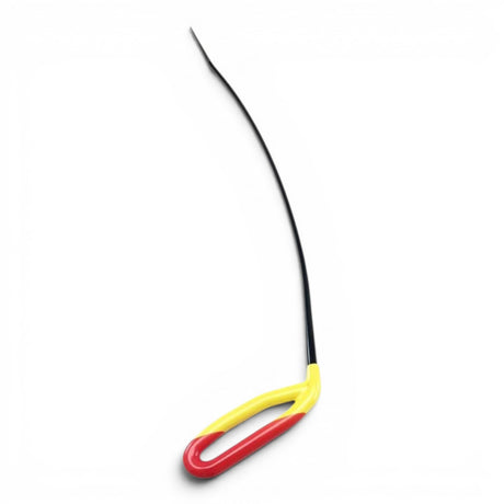 Anson PDR Tequila PDR hand tool, 19 inch left arched brace, 3/8 inch diameter, red and yellow handle.