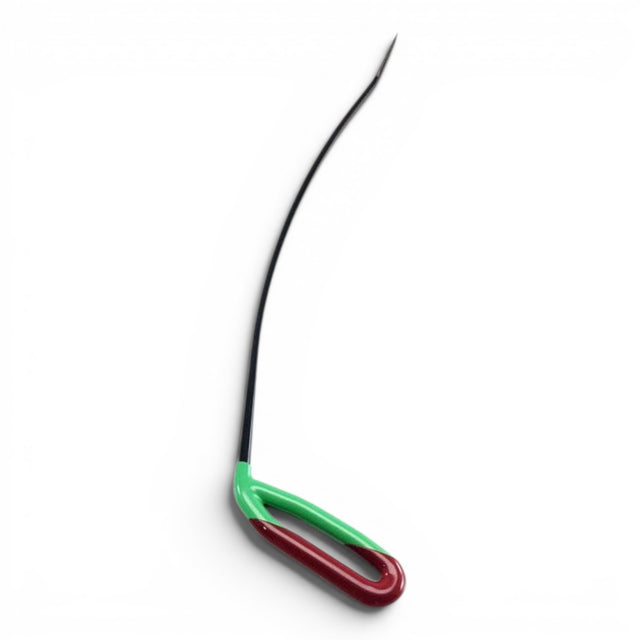 Anson PDR right-hand arched brace PDR tool with a 3/8 inch diameter and 19 inch length, featuring a green and red handle.