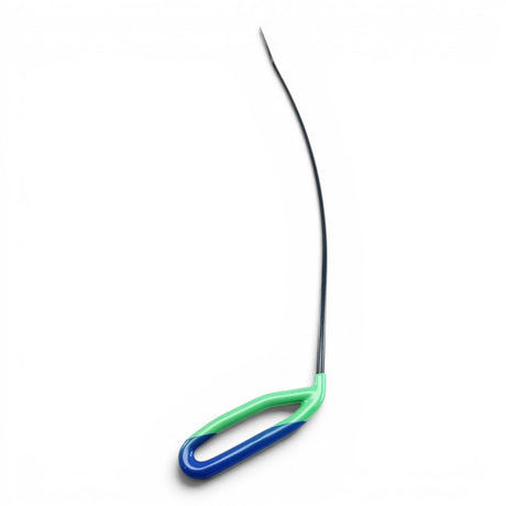 Anson PDR Tequila PDR hand tool, 5/16" diameter, 17" long, left-hand arched brace with blue and green fixed handle.