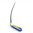 Anson PDR Tequila hand tool, 5/16" diameter, 13" long, right-handed arched brace with blue and yellow fixed handle.