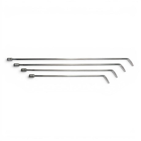 Anson PDR Tequila Pivot Pick HUB Set with inline tactical handles, 65-degree angle, set of 4 metal PDR tools.