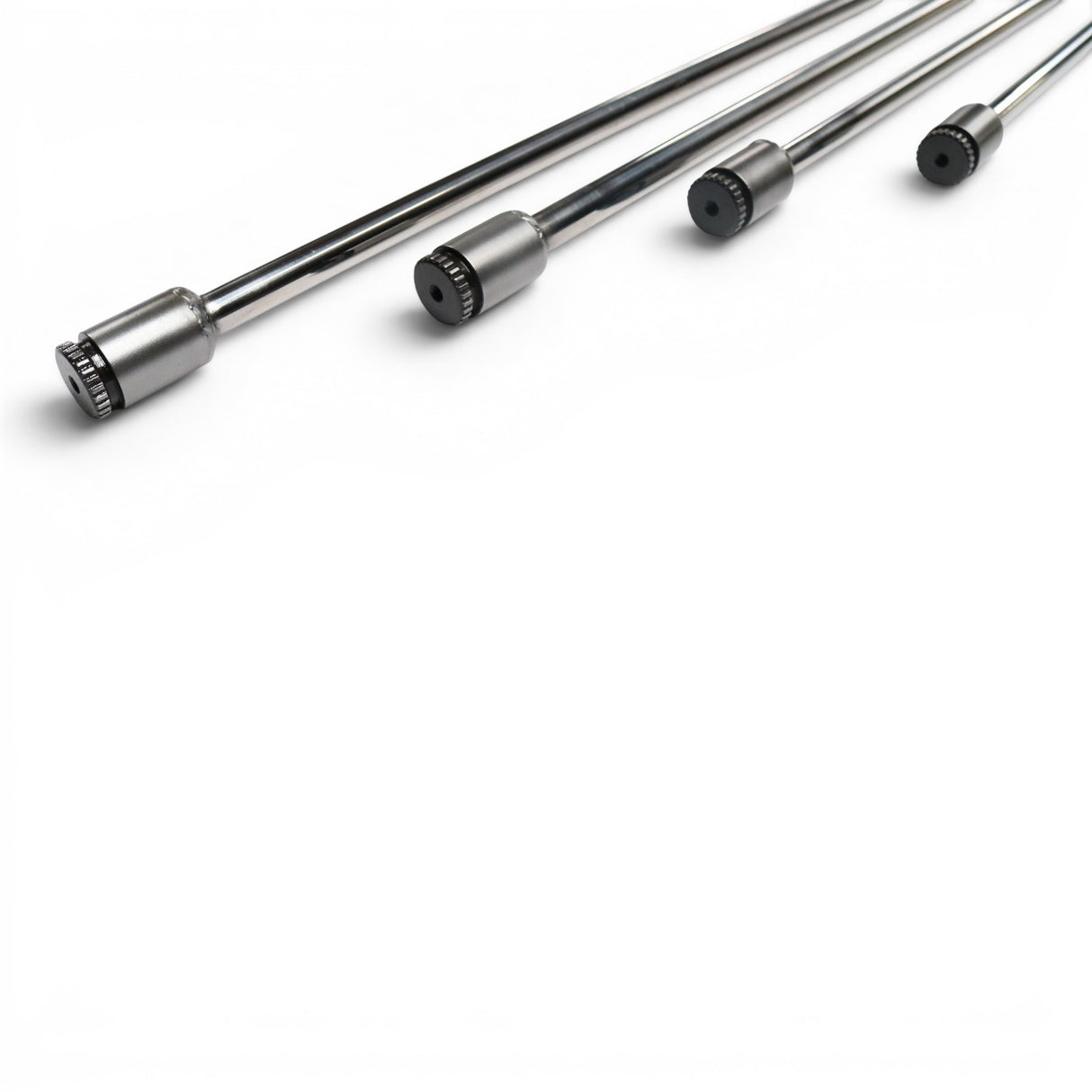 Anson PDR Tequila Pivot Pick HUB Set with inline tactical handles, 65-degree angle, set of 4 metal rods.