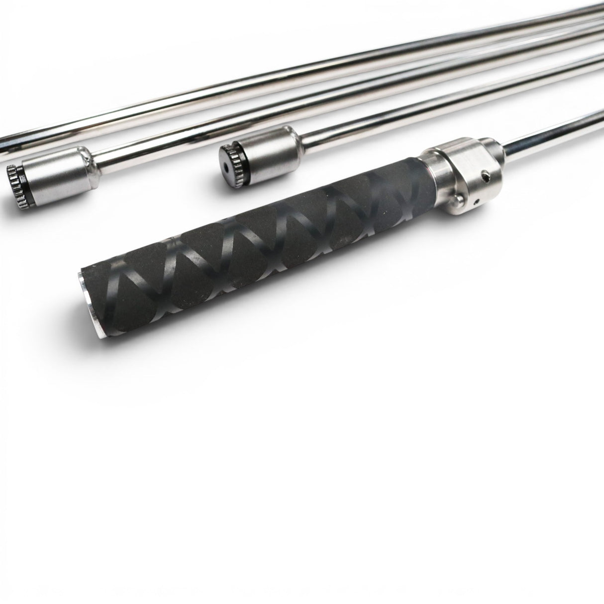 Anson PDR Tequila Pivot Pick HUB Set with inline tactical handle, featuring stainless steel rods and a black textured grip.