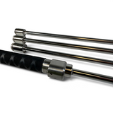 Anson PDR Tequila Pivot Pick HUB set featuring chrome steel shafts with BB tips and black tactical guerrilla grip handle