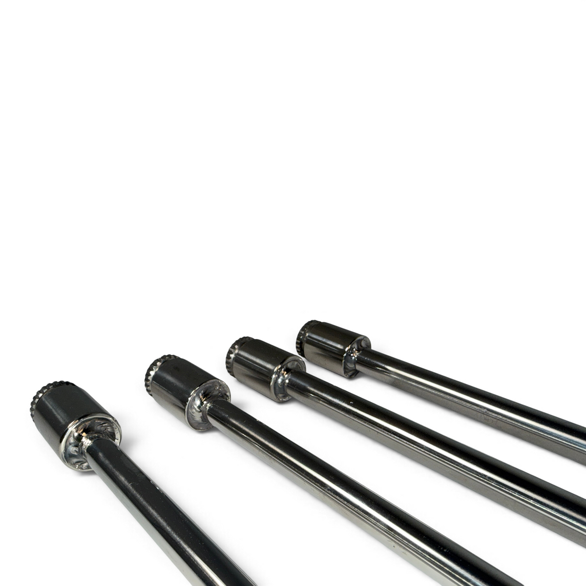 Anson PDR Tequila Pivot Pick HUB set featuring four steel picks with inline tactical Gorilla Grip handles.
