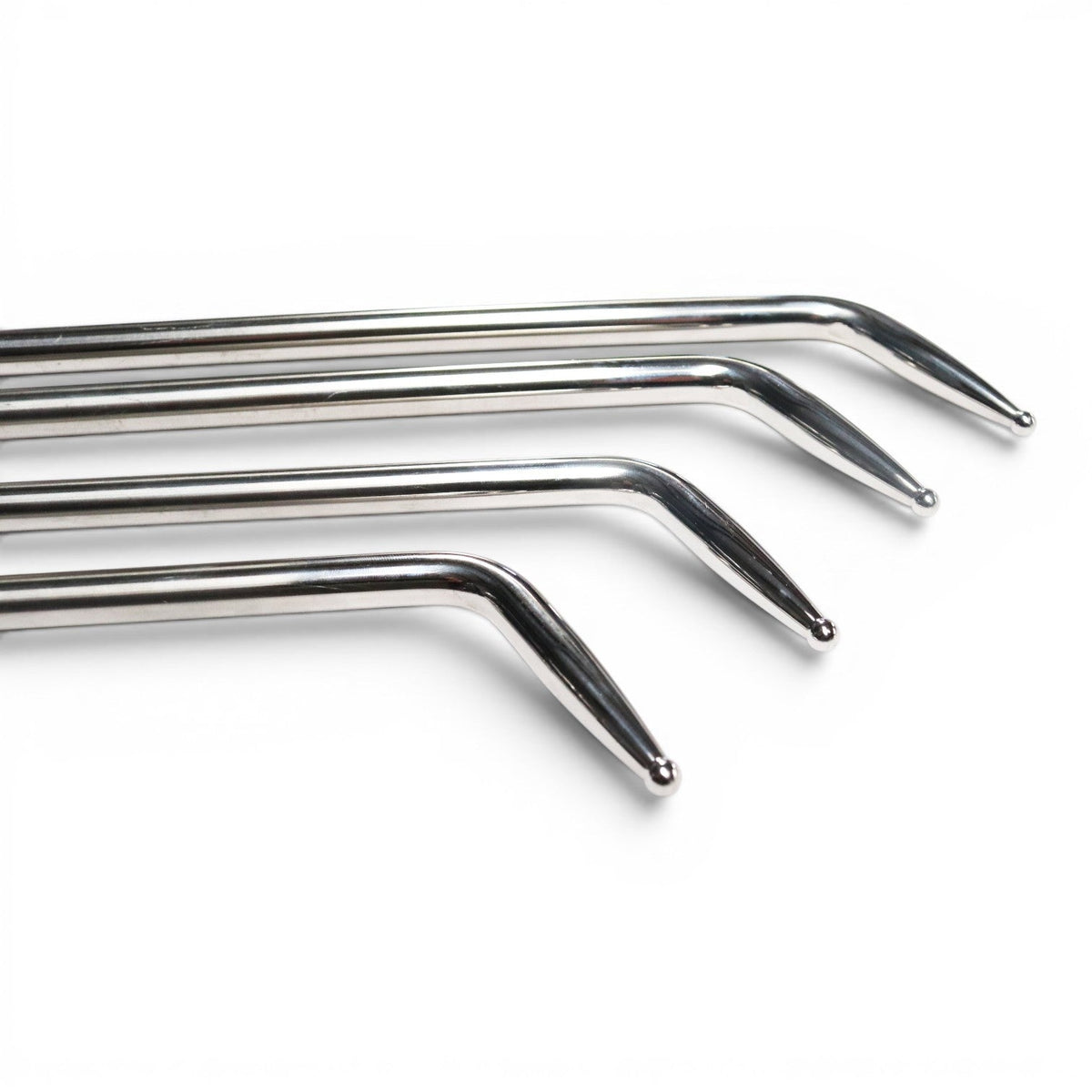 Anson PDR Tequila Pivot Pick set featuring four stainless steel picks with 65-degree angled BB tips for PDR work.