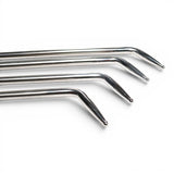 Anson PDR Tequila Pivot Pick set featuring four stainless steel picks with 65-degree angled BB tips for PDR work.