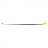Anson PDR Tequila single bend stainless steel PDR rod with interchangeable tip and fixed handle. Yellow and red tip.