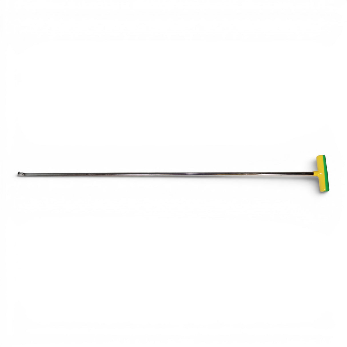 Anson PDR Tequila Single Bend fixed handle rod with interchangeable tip, stainless steel, yellow and green handle.