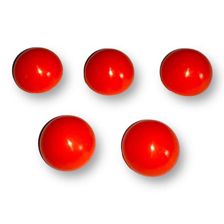Anson PDR Tequila Sunrise soft tips are high visibility orange urethane, 3/4 inch diameter, for pushing or blending.