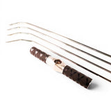 Anson PDR TEQUILA TOOLS CABALLERO 2 double bend hub set with tactical T-handle and four metal rods with sharp tips.