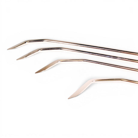 Anson PDR TEQUILA TOOLS Caballero 2 double bend PDR rods with sharp tips. Set of 4.