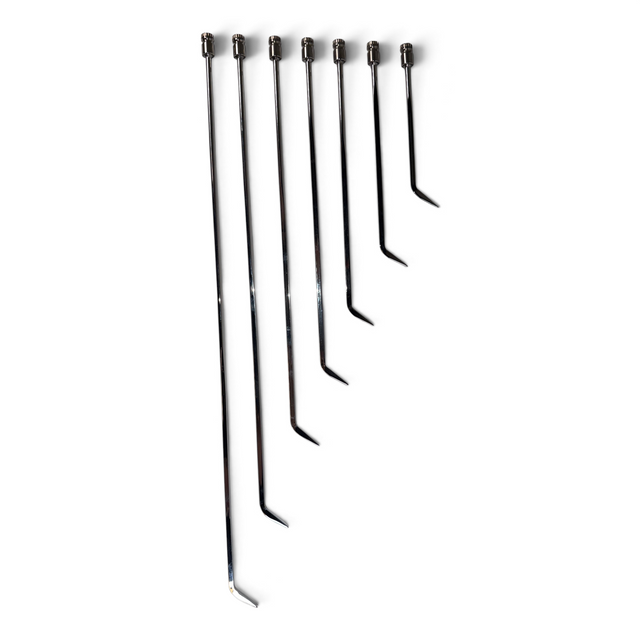 Anson PDR COMPACT HUB 9/32 inch stainless steel indexing hand tools with sharp tips in various lengths