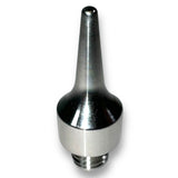 Anson PDR Dead Dent Tools titanium PDR knockdown tip with polished finish and threaded base.