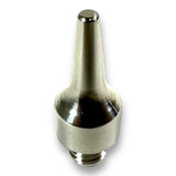 Anson PDR Dead Dent Tools titanium PDR knockdown tip with polished finish and threaded base.