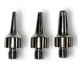 Anson PDR Set 1 titanium PDR knockdown tips: Pee Wee, Firing Pin, and Silencer. Polished finish.