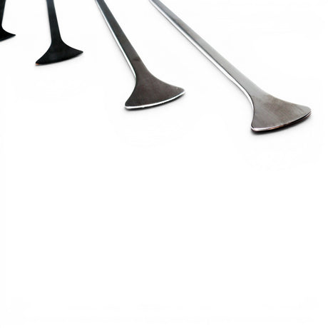 Anson PDR Tequila Stainless Steel Whale Tail PDR tool, 1 1/4" wide, 22" long, with sharpened tips and hub end.