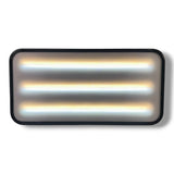 Anson PDR X-Factor Mini wide 20" PDR light with adjustable warm and cool LED lighting. Black protective rim.
