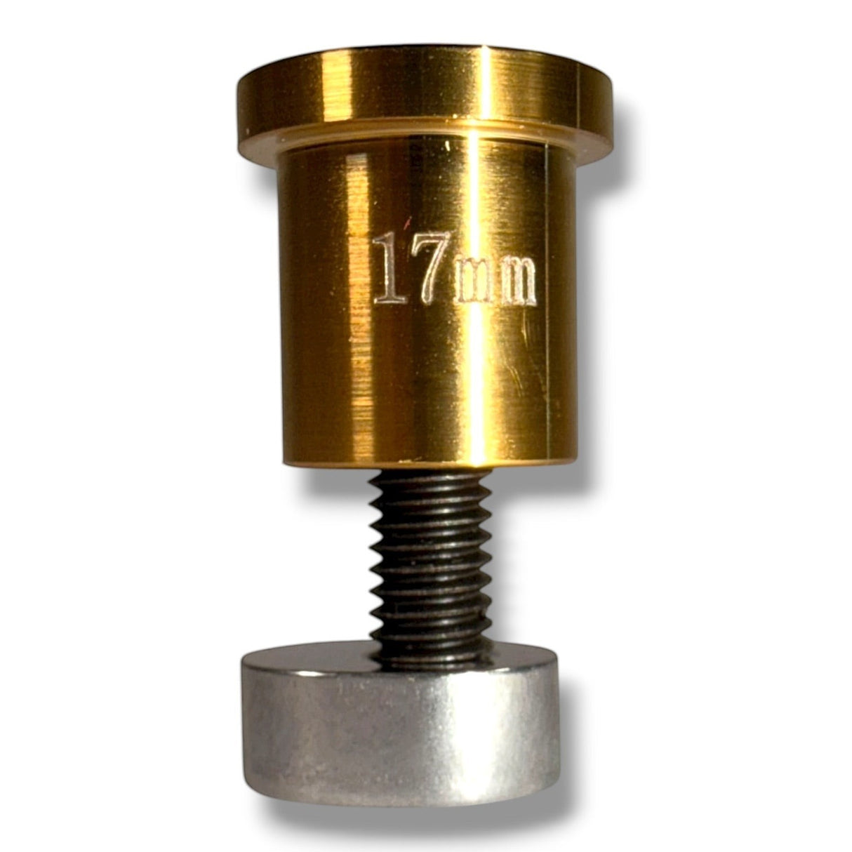 PDR Outlet 17mm gold stainless steel cold glue tab with M6 screw for dent repair