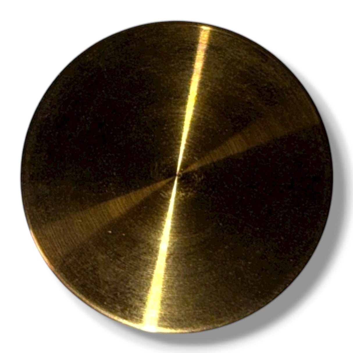 PDR Outlet black and gold stainless steel cold glue tab for dent repair, features a brushed metal finish.