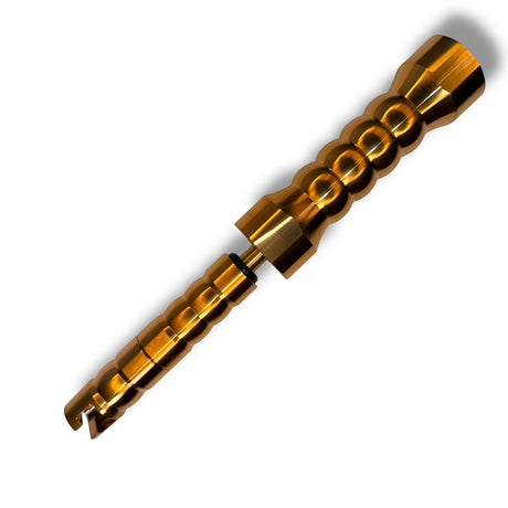 PDR Outlet gold stainless steel combo slide hammer kit with interchangeable tips for PDR glue pulling.